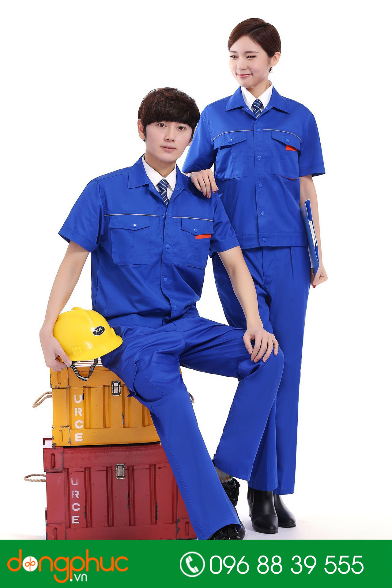 Mẫu bảo hộ màu xanh bích